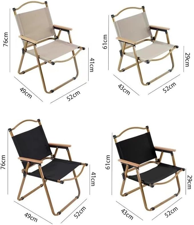 Portable Camping Chair Lightweight Folding Outdoor Chair with Roll Up Top Easy Assembly Durable Design Perfect for Campers Hikers Travelers Family Outings Carry Bag Included