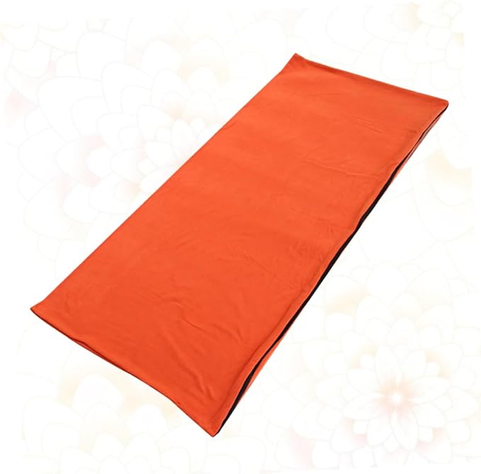 Alipis Portable Orange Outdoor with Adjustable Zipper Breathable Fleece Design Compact Travel Storage for Camping Hiking Backpacking and Trekking Activities