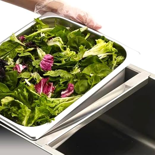 4 Pack 20.6 Inch 523 mm Stainless Steel Adaptor Bar for Food Pan Divider Bar for Food Service Bain Marie Steam Table Steam Loss Prevention
