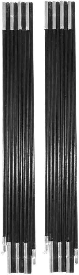 Keenso 4.48m/189in Fiberglass Tent PoleRod Tent Pole Replacement for Camping Tent