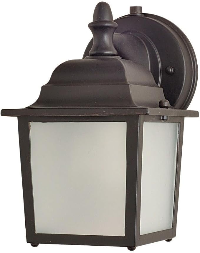 Maxim Lighting 66924EB Cast-9W 1 LED Outdoor Wall Lantern-5.5 Inches Wide by 8.5 inches high Finish Color: Empire Bronze