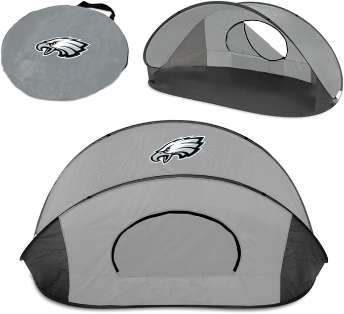 Picnic TIME NFL Manta Portable Beach Tent - Pop Up Tent - Beach Sun Shelter Pop Up