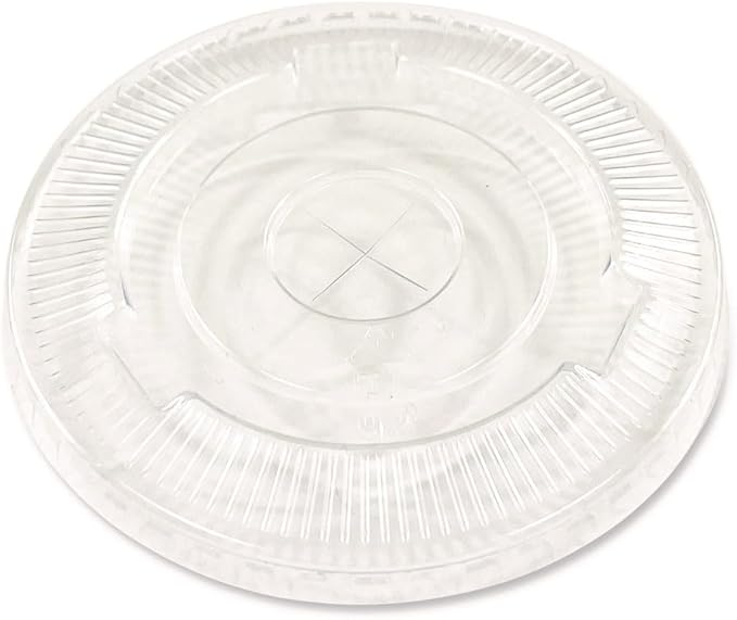 Power Tools For Boardwalk PET910STRAPK 9 oz. to 10 oz. Cold Cup Straw-Slot Lid - CL (100/PK) Mod-C26PO-7321