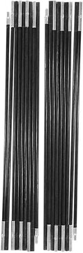 Alomejor Tent Pole Lightweight and Durable Fiberglass 2-Piece Awning Frame Kit for Camping Picnics Patio and Balcony Use