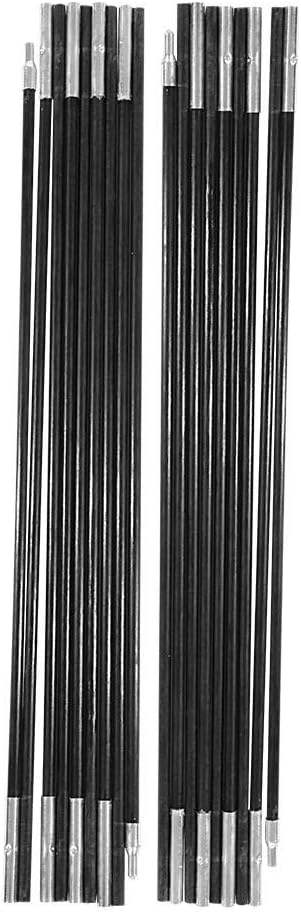 Alomejor Tent Pole Lightweight and Durable Fiberglass 2-Piece Awning Frame Kit for Camping Picnics Patio and Balcony Use