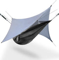 LostValley Camping Hammock Lightweight Portable Backpacking with Rain Fly Bug Net Straps Lines