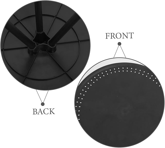 Portable Round Folding Table Lightweight Camping and Picnic Table for Outdoor Use Height Compact Design for Bbqs and Festivals