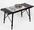 Outdoor Aluminum Alloy Egg Roll Folding Table Camping Picnic Table Mobile Kitchen Table with Storage BagOutdoor Cooking Station