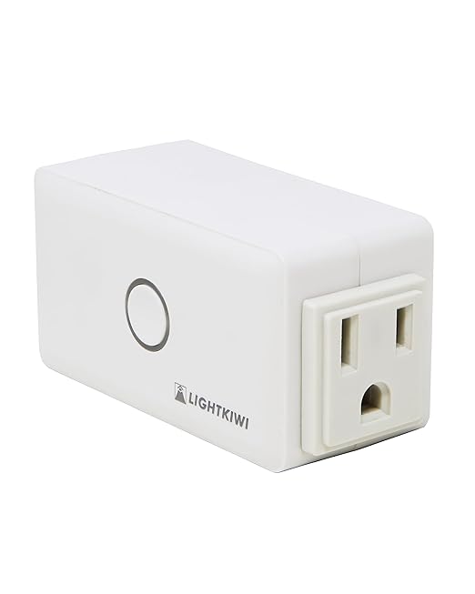Lightkiwi E2683 WiFi Smart Plug for Low Voltage Landscape Lighting Transformer