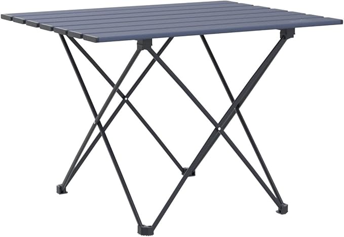 Nice C Camping Table Camp Table Folding Table Beach Table Roll up Foldable Collapsible Aluminum Ultralight Compact with Carry Bag for Outdoor Picnic Cooking Festival Indoor Office