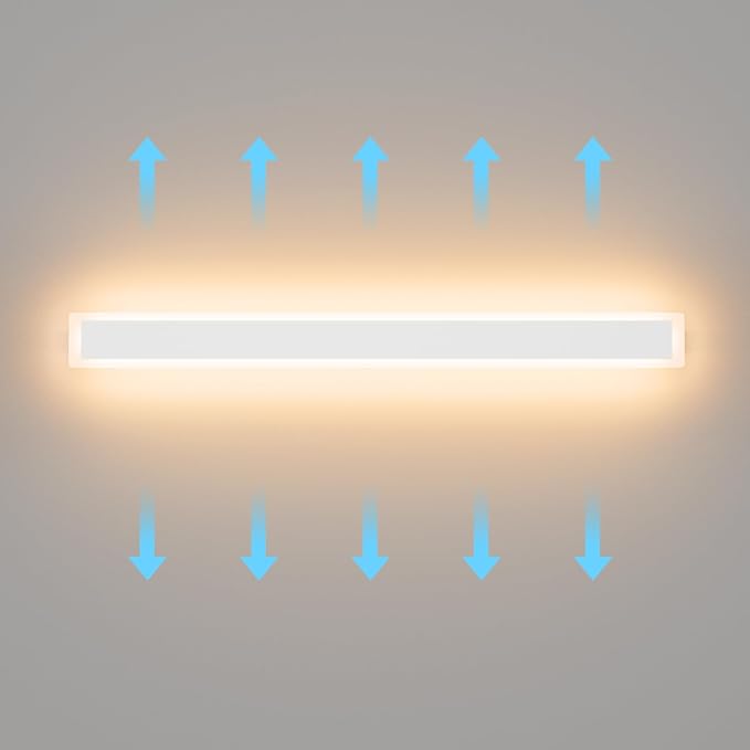 Aipsun 2 Packs LED Outdoor Wall Sconce 39.4in 3000K Exterior Light Fixtures Wall Mount Modern Porch Lights Wall Sconce Long LED Linear Outside Lighting for Garage Front DoorEntrance Hallway