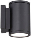 WAC Lighting WS-W2605-BK Tube LED Outdoor Wall Light Fixture Dark Sky Friendly Single Light 3000K Black