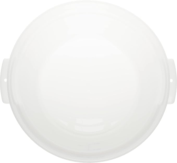 Carlisle FoodService Products Storplus Round Food Storage Container with Stackable Design for Catering Buffets Restaurants Polyethylene (Pe) 12 Quart White