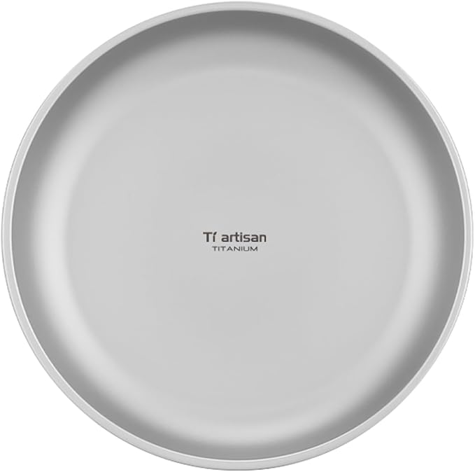 Titanium Plate Camping Picnic Tableware 27fl oz Cooking Utensils Extremely Light Dishes Bowl 110g (Ta8220F)