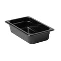 Thunder Group PLPA8142BK Food Pan 1/4 Size 2-1/2 deep Shatter and Scratch Resistant Dishwasher Safe Polycarbonate Black NSF Pack of 6