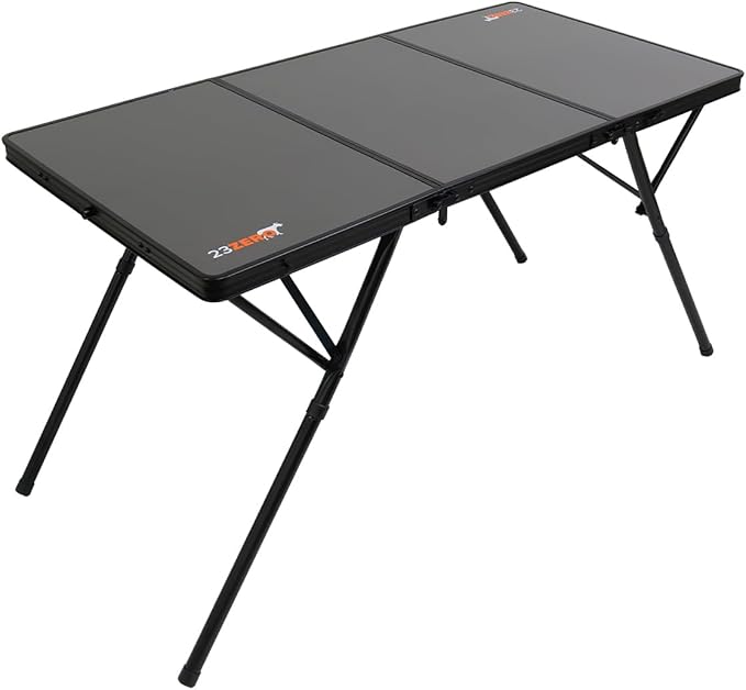 Two-Fold Camping Table - Compact Aluminum Camping Table Seats 4