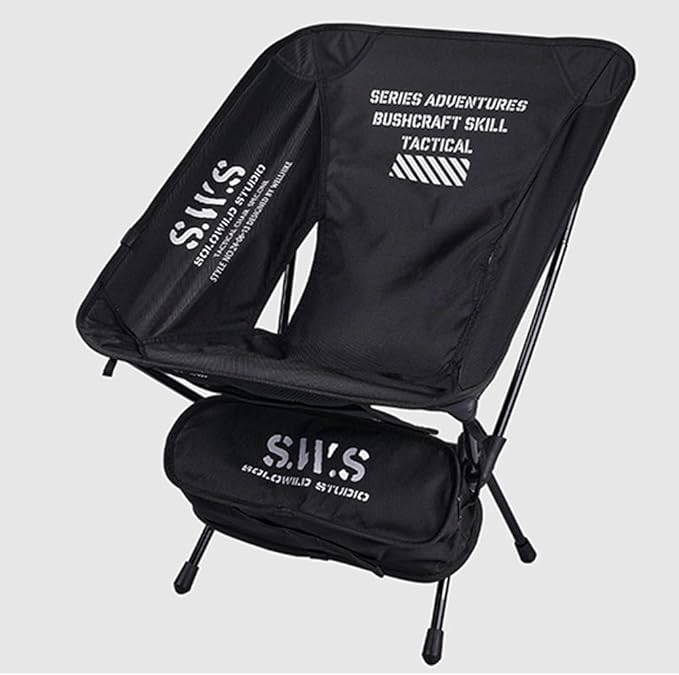 Camping Chairs – Ultralight / Lightweight Camping Chair 2.4 LBS Portable Foldable Chair – Folding Seats Portable with Aluminum Alloy &amp Seat Pocket for Outdoor Camp Travel Beach Supports 330Lbs