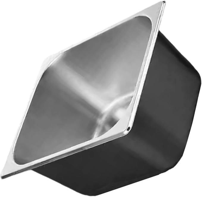 Stainless Steel TubCommercial Grade Stainless Steel Half Size Food Pan with Lid Food Preparation Tub for Kitchen Storage and Organization