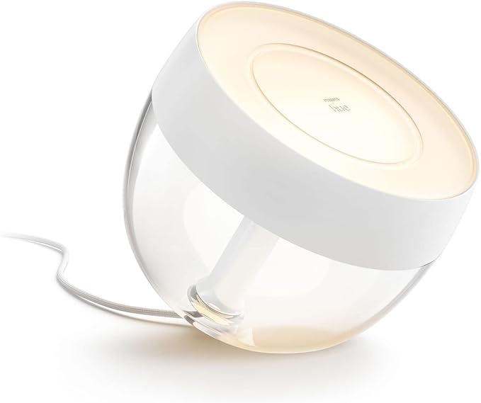 Philips Hue Iris Smart LED Table Lamp White - White and Color Ambiance - 1 Pack - Control with Hue App - Works with Alexa Google Assistant and Apple Homekit