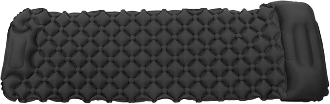 Topyond Inflatable Sleeping Mat Camping Sleeping Pad Ultralight Inflatable Sleeping Mat with Built in Pump Backpacking Camping Air Mattress for Camping