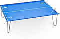 Portable Folding Camp Table Lightweight Aluminum Outdoor Picnic Desk Compact Hiking BBQ Folding Table with Storage Bag
