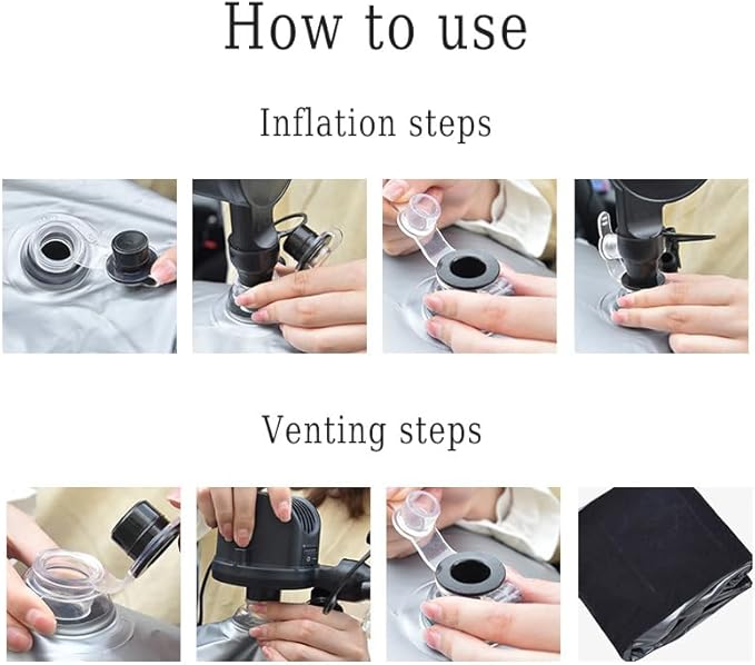 Inflatable Car Air Mattress Back Seat Bed for Ram 1500 2019 2020 2021 2022 2023 2024 2025 Back Seat Gap Pad Mattress Camping Air Couch for Sleeping Travel Rest133x30x40cm