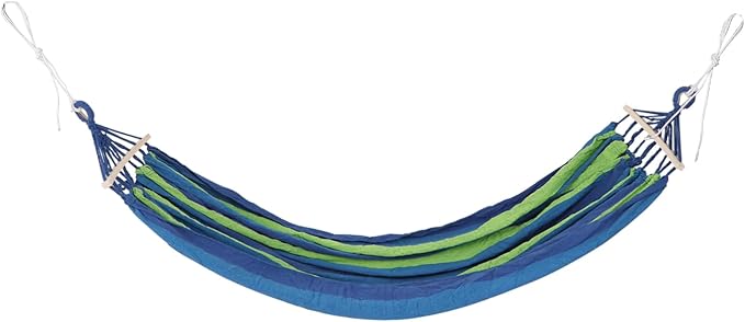 150kg Outdoor Camping Hammock with Capacity Double-Sided Canvas for Travel Beach and Garden Use Lightweight and Portable Easy Setup with Tree Straps