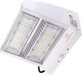 RuggedGrade 80W - Rotate IV Series LED Wall Pack with Photocell - 11100 Lumens - Color Selectable 3000K/4000K/5000K - Outdoor LED Wall Light - White - DLC 5.1 Premium