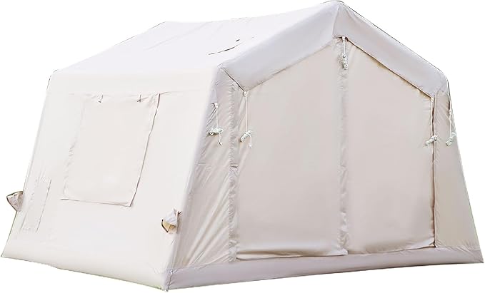 Inflatable Camping Tents with Hand Pump Air Glamping Tents8 m ² Inflatable Tents for Camping with Canopy Truck and Universal CarsEasy Setup