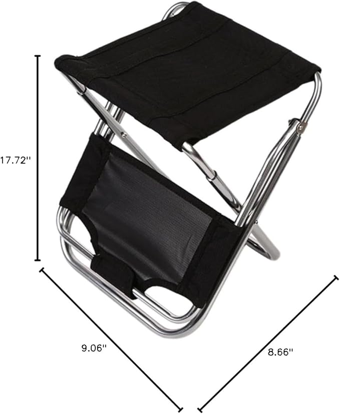 SUPVOX 1pc Foldable Stool for Outdoor Use Lightweight Portable Chair for Camping Fishing Sports