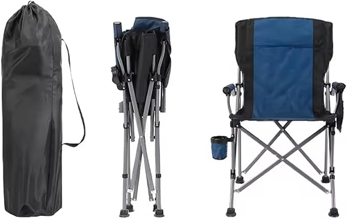 Legend Camping - Professional Fold&ampGo Folding Camping Chair – Blue