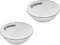 Petromax Enamel Bowls White Set of 2 (1 Litre)