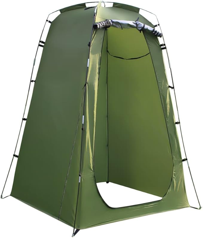 Lixada Outdoor 6FT Quick Set Up Privacy Tent Toilet Camp Shower Portable Changing Room for Camping Shower Biking Toilet Beach