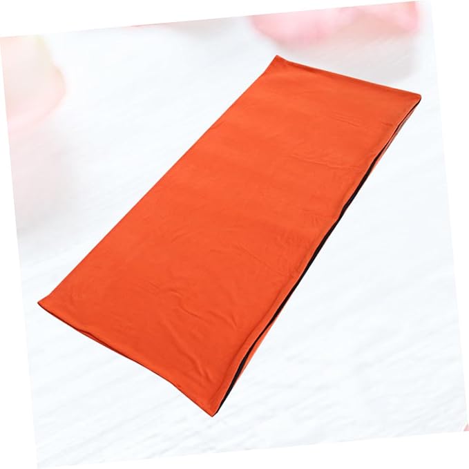 PRETYZOOM Portable Orange Fleece with Adjustable Opening and Breathable Zipper Compact Travel Storage for Camping Hiking Backpacking and Outdoor Activities Multifunctional Linkable Design