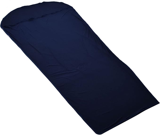 Sleeping Bag Liner Ultralight Polyester 200x80cm Compact Storage Bag - Multifunctional Elastic Design Breathable and Skin Friendly Ideal for Cold Weather Camping