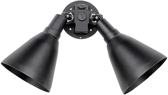 Maxim Spots-2 Light Outdoor Wall Mount in style-17.75 Inches Wide by 13 inches high-Black Finish