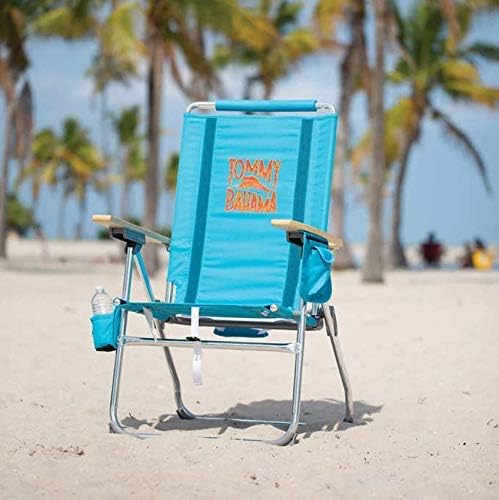 Tommy Bahama 7 Position Hi-Boy Beach Chair Aqua