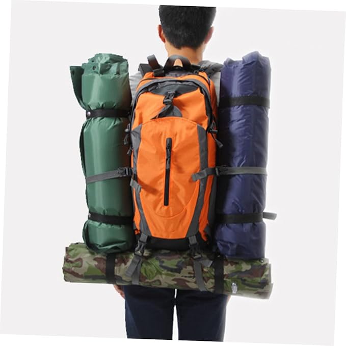 Inflatable Camping Sleeping Pad Pillow Wear-Resistant Portable Mat for Outdoor Camping Ultralight and Convenient Design for Hiking and Backpacking