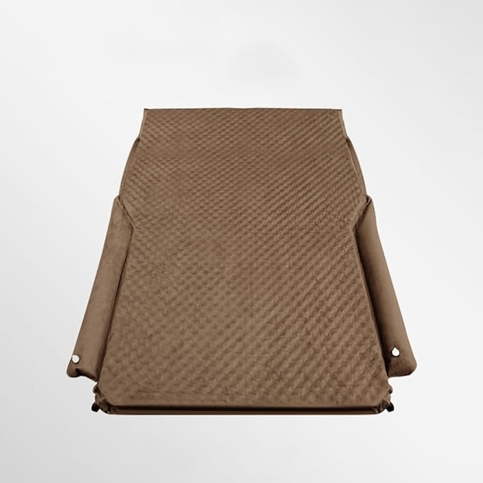 Car Air Mattress for Subaru Solterra 2023 2024 2025 2026 Foldable Thickening Quick Rebound Self-Driving Camping Travel Trunk MattressBrown-Without Pillow