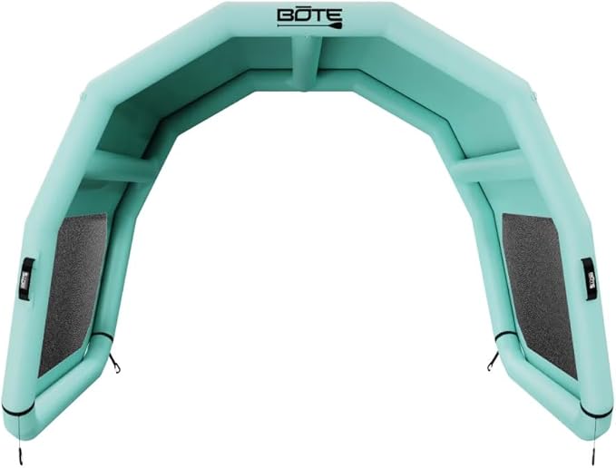 BOTE Hangout Shade Inflatable Sun Canopy for Floating Docks &amp Water Lounges Compatible with Hangout Dock 7 &amp 10 Easy-Inflate Portable Shade for Lake &amp Beach Days