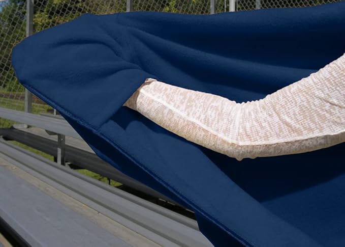 Ultimate SportsWrap - Patented - The Only Wearable Weatherproof Stadium Picnic Sports Blanket Complete with Upper and Lower Zippers Lined &amp Adjustable Hood and Inside Hand Warmers 70 x 58