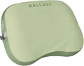 Ballast Beach Pillow – Comfy Durable &amp Compact Stays Put on Windy Beaches with Patented Sand Pouch Inflatable Pillow for Beaches Pools Camping Festivals and Travel (Seafoam Green)