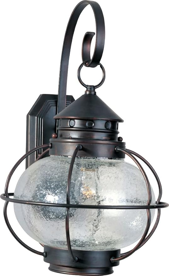 Maxim Portsmouth - 12 Inch 1 Light Outdoor Wall Lantern in Early American Style