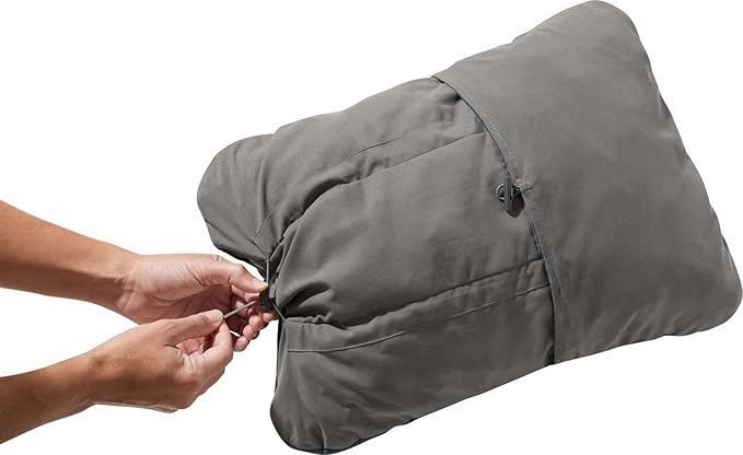 Therm-a-Rest Compressible Camping and Backpacking Pillow Green Mountains Print Regular