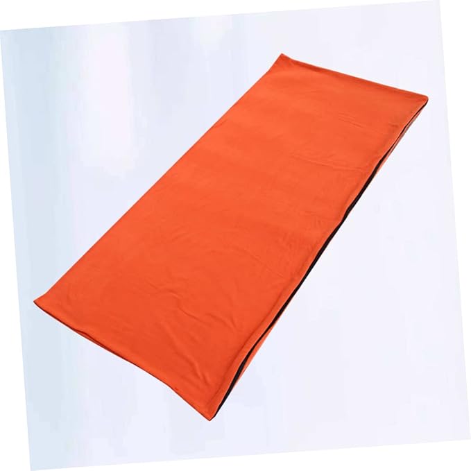 POPETPOP Fleece Sleeping Bag for Adults Portable Camping Sleeping Bag 1-Piece for Outdoor Activities and Napping