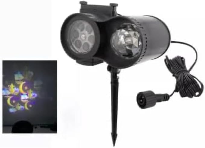 Ramadan Eid al adha Outdoor Projector Lights for Ramadan and Eid Graduation. Indoor Eid and Ramadan Projector Lights with Remote Control Projector for Muslim Celebrations Party Decorations.