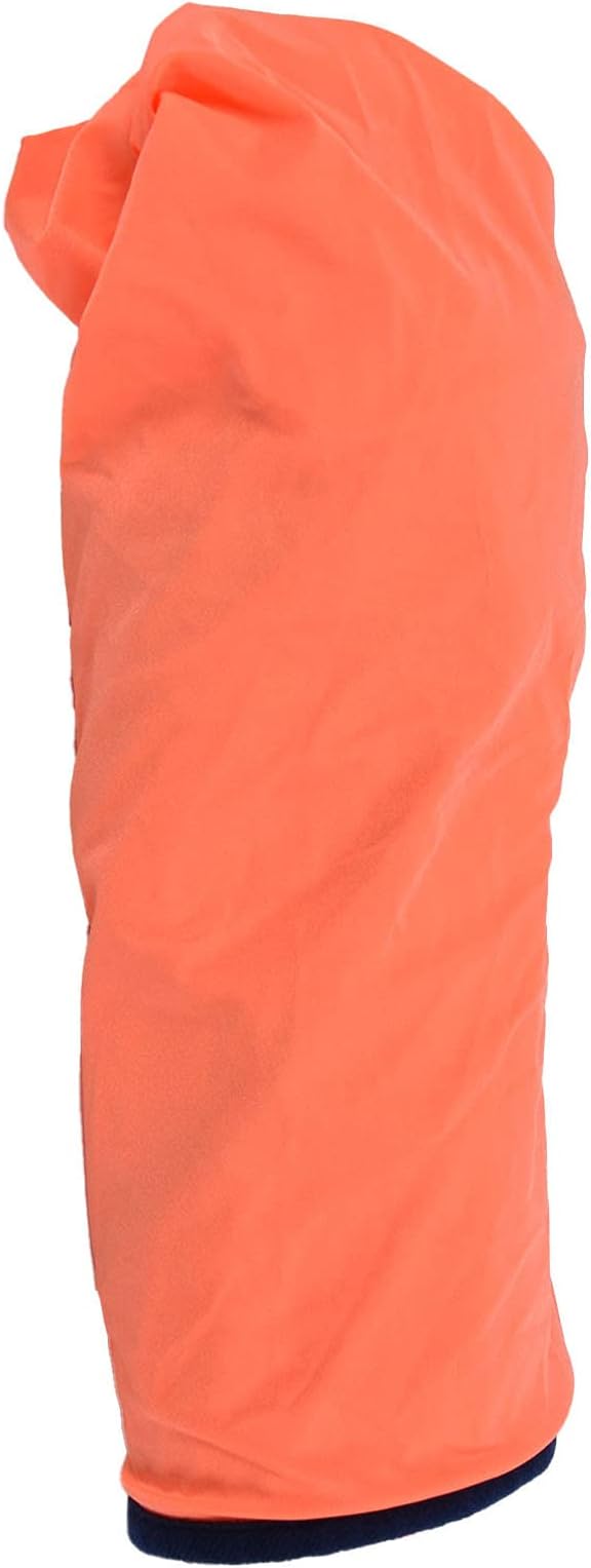 Multifunctional Elastic Sleeping Liner Skin Friendly Comfortable and Breathable to Carry with Storage Versatile Use for Camping Hiking Backpacking (Orange)