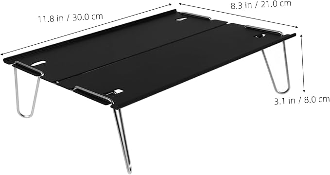 HANABASS Folding Table Outdoor Tea Table Multi-Functional Portable Desk for Camping Picnic Travel