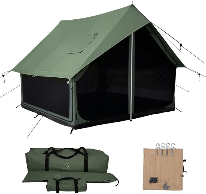 WHITEDUCK Rover Canvas Scout Tent Waterproof 4 Season Luxury Outdoor Camping and Glamping Yurt Tent