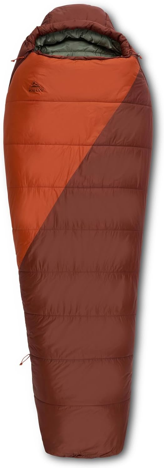 Kelty Cosmic Synthetic Fill 0 Degree Backpacking Sleeping Bag Regular – Compression Straps Stuff Sack Included